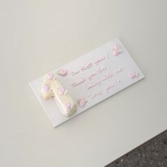 싱글 알파벳 케이크 Alphabet cake 1