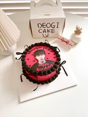 리본 포토 케이크🎀 2