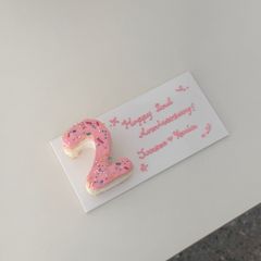 싱글 알파벳 케이크 Alphabet cake 2