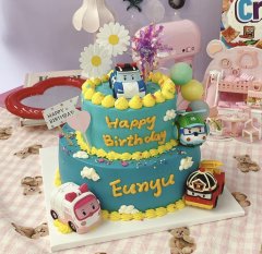커스텀 2단케이크 4