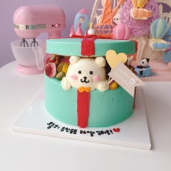 선물상자 케이크 3