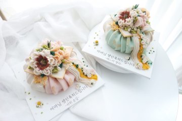 보자기케이크(떡케이크)