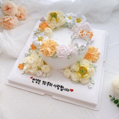 미니 티아라 플라워 케이크 6