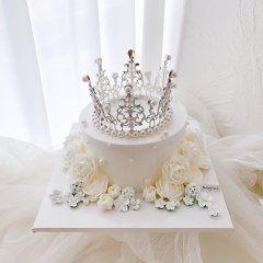 티아라 플라워 케이크 7