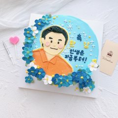 디자인 플라워 케이크 1