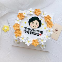 디자인 플라워케이크 1