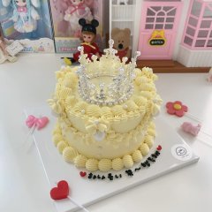 티아라 레이스 케이크👑✨ 5