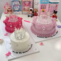티아라 레이스 케이크👑✨ 6
