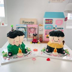 👦🏻입체케이크(인물/2단)🧒🏻 13