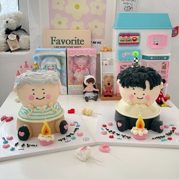 👦🏻입체케이크(인물/2단)🧒🏻
