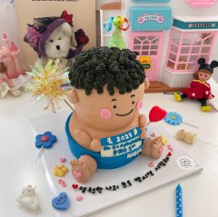 👦🏻입체케이크(인물/2단)🧒🏻 12