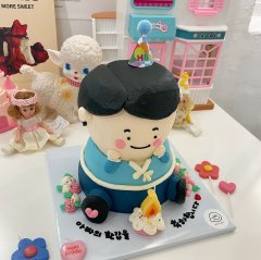 👦🏻입체케이크(인물/2단)🧒🏻 15