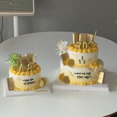골드바 케이크 2