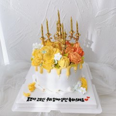 샹들리에 플라워 케이크 1