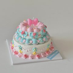 쁘띠 2단 케이크 6