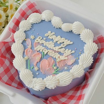 분홍빛 꽃밭에서