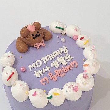 곰돌 케이크