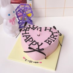 하트리본케이크 2