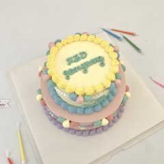 HBD 2단 케이크 1