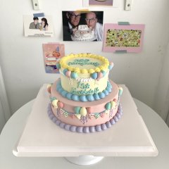 HBD 2단 케이크 2