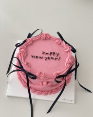 ribbon vintage cake 3