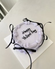 ribbon vintage cake (연보라) 2