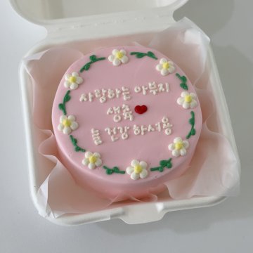 도시락-핑크꽃