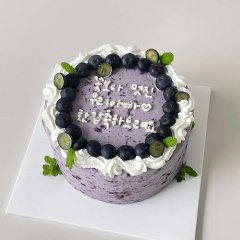 생 블루베리 디자인케이크 3