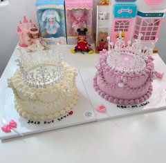 티아라 레이스 케이크👑✨ 2