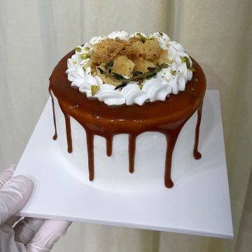 카라멜 크럼블 케이크 미니
