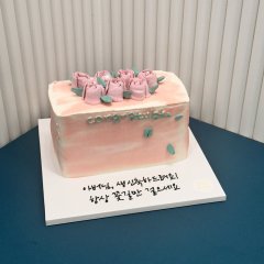 사각 디자인 쌀케이크 2