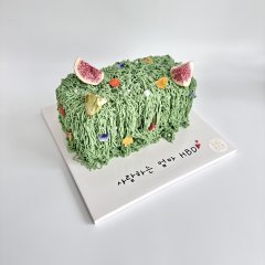 사각 디자인 쌀케이크 3