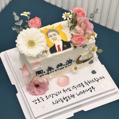 사각 디자인 쌀케이크 5