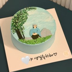 사진 쌀케이크 (일러스트) 15