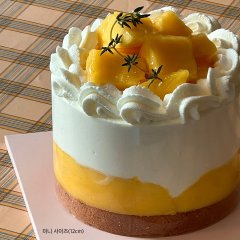 망고 생크림 케이크(시즌 종료) 3