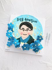 디자인 플라워 케이크 4