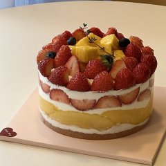 딸기 망고 생크림 케이크(시즌 종료) 4