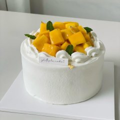 망고듬뿍우유생크림 케이크 1