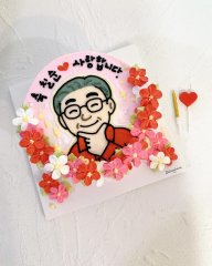 디자인 플라워 케이크 5