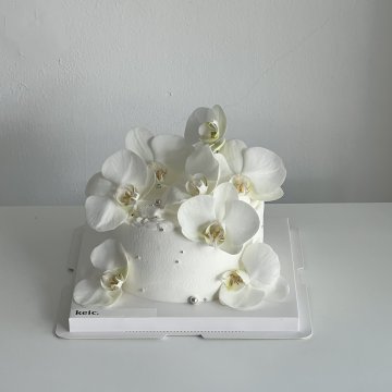 생화 디자인 - 호접란