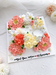 미니 티아라 플라워 케이크 3