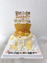 티아라 플라워 케이크 9