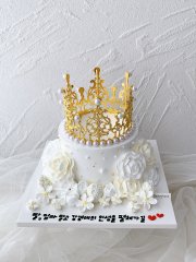 티아라 플라워 케이크 3