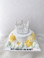 티아라 플라워 케이크 6