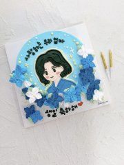 디자인 플라워 케이크 3