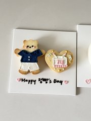 눕키 커스텀케이크 곰돌이 ver 3