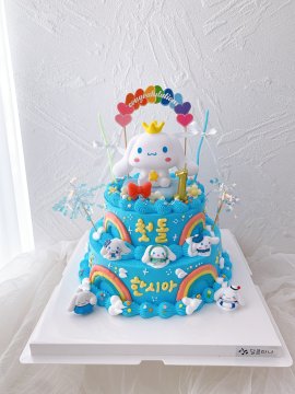 2단 피규어 케이크