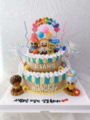 2단 피규어 케이크 3