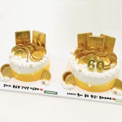GOLD 케이크 3