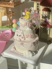 커스텀 케이크 2단 6